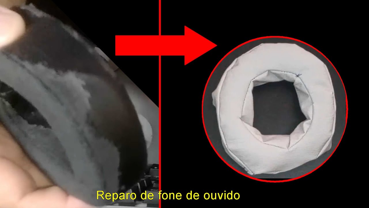 Reparar o couro do fone de ouvido / headset