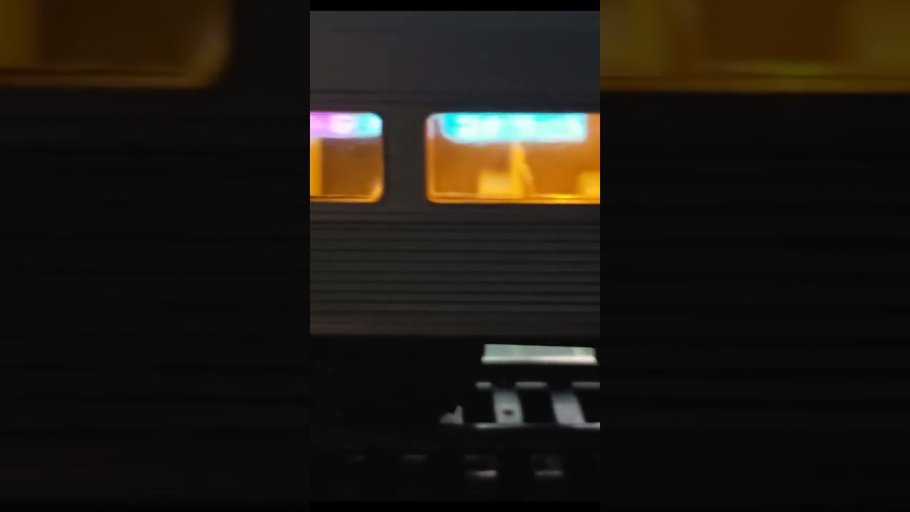 trem HO iluminação de vagão de passageiros #ho #trem #train #hotwheelscollection #automobile