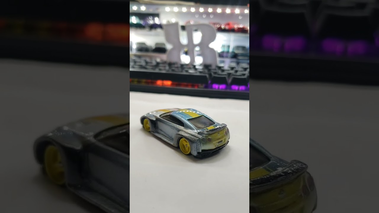 Nissan Skyline GT-R R35 MOD #automobile #hotwheels #diecast #matchbox #toys #skyline #minicars #rc