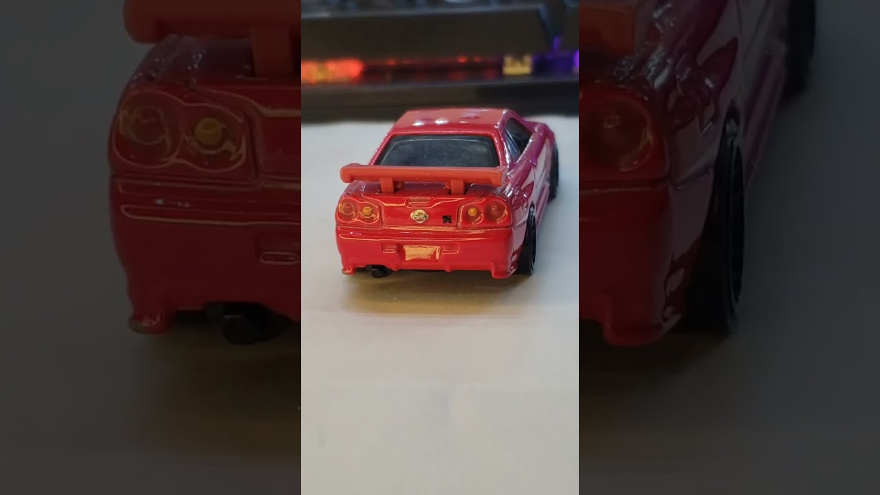 Nissan Skyline GT-R R34 #automobile #hotwheels #diecast #matchbox #toys #skyline #minicars